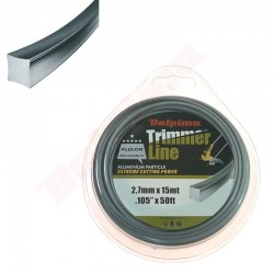 TRIMMERU LĪNIJA ALULONS Kvadrāts 2,7MM/ 15M