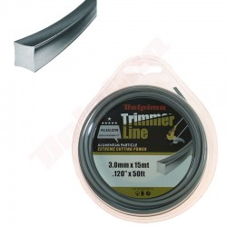 TRIMMERA LĪNIJA ALULONS Kvadrāts 3,0MM/ 15M