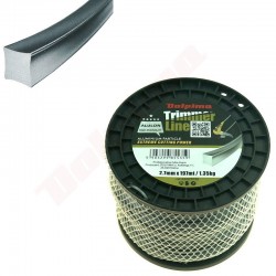 TRIMMERU LĪNIJA ALULONS Kvadrāts 2,7MM/197M