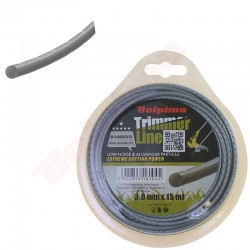 TRIMMERA LĪNIJA BAMBUSA 3,0MM/ 15M