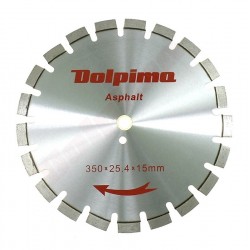 DIMANTA DISKU ASFALTA LĀZERS 350X25,4/20MM 15X3,2MM