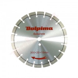 DIMANTA DISKU BETONA LĀZERS 300X20MM 15X3,0MM