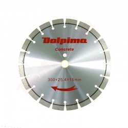 DIMANTA DISKU BETONA LĀZERS 300X25,4/20MM 15X3,0MM