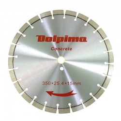 DIMANTA DISKU BETONA LĀZERS 350X25,4/20MM 15X3,2MM