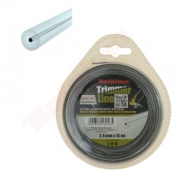 TRIMMERU LĪNIJA DUAL-CUT 2,4MM/ 15M