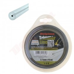 TRIMMERU LĪNIJA DUAL-CUT 2,7MM/ 15M
