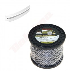 TRIMMERU LĪNIJA DUAL-CUT Kvadrāts 3,0MM/142M