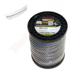 TRIMMERU LĪNIJA DUAL-CUT Kvadrāts 3,0MM/236M