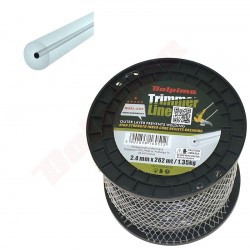 TRIMMERU LĪNIJA DUAL-CUT 2,4MM/262M