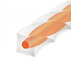 TRIMMERA LĪNIJA DUO-TWIST 2,4MM/ 87M