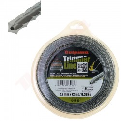 TRIMMERA LĪNIJA DUO-TWIST 2,7MM/ 72M