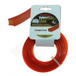 TRIMMERA LĪNIJAS Kvadrāts 2,4MM/ 15M