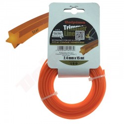 TRIMMER LINE STAR 2,4MM/ 15M