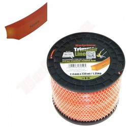 TRIMMERA LĪNIJAS Kvadrāts 2,4MM/239M