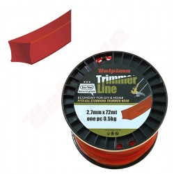 TRIMMERA LĪNIJAS Kvadrāts 2,7MM/ 72M