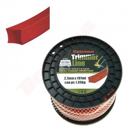 TRIMMERA LĪNIJAS Kvadrāts 2,7MM/197M