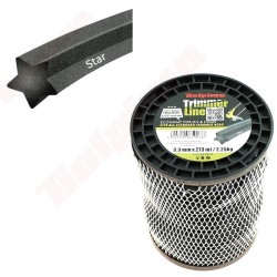 TRIMMER LINE STAR 3,3MM/273M