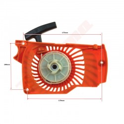 STARTER ĶĪNAS MOTORZĀĢIEM 38CC VIEGLS