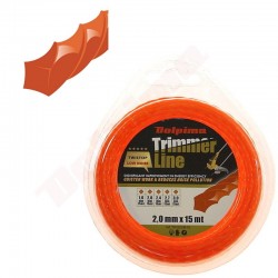 TRIMMERA LĪNIJA TWISTOP SQUARE 2,0MM/ 15M