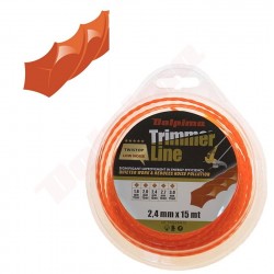 TRIMMERA LĪNIJA TWISTOP SQUARE 2,4MM/ 15M