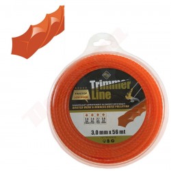 TRIMMERA LĪNIJA TWISTOP SQUARE 3,0MM/ 56M