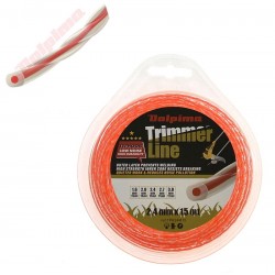 TRIMMER LĪNIJA TYPHOON ELLIPSE 2,4MM/ 15M