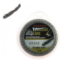 TRIMMERA LĪNIJA TRI-TWIST 2,4MM/ 15M