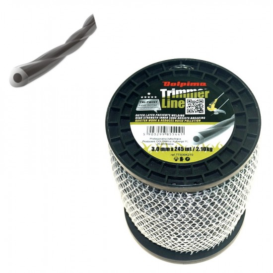 ТРИММЕРНАЯ ЛЕСКА TRI-TWIST 3,0MM/245M