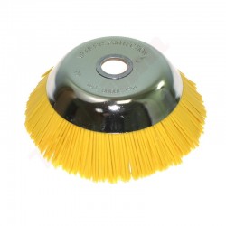 WIRE BRUSH DISC NYLON NL PVC 200MM 25,4MM BASE