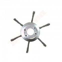 WIRE BRUSH DISC METAL SPIDER L6 150MM  6