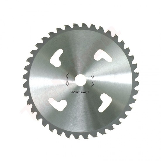 Griešanas asmenis 40T 255-2,0-25,4 WIDIA L