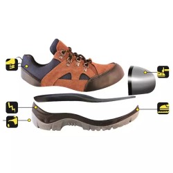 Droši puszabaki P2, no zamšadas, izmers: 40, kat. S1 SRC