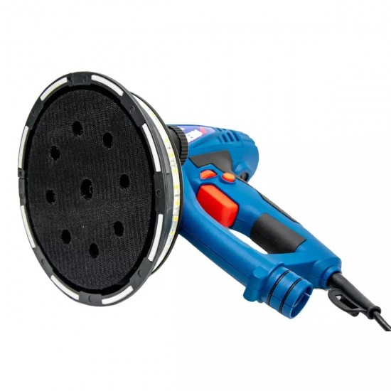 Isa slipmašina gipša apmetumiem 750 W, LED apgaismojums