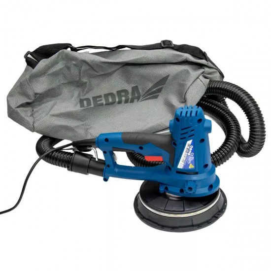 Isa slipmašina gipša apmetumiem 750 W, LED apgaismojums