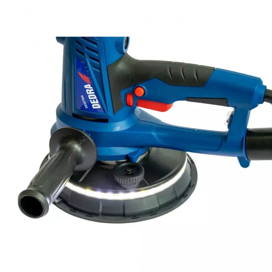 Isa slipmašina gipša apmetumiem 750 W, LED apgaismojums