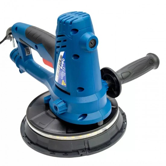 Isa slipmašina gipša apmetumiem 750 W, LED apgaismojums