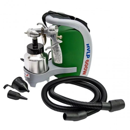 HVLP iekarta krasošanai ar izsmidzinašanas metodi, 600 W