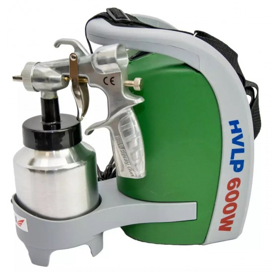 HVLP iekarta krasošanai ar izsmidzinašanas metodi, 600 W