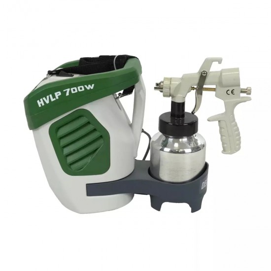 HVLP iekarta krasošanai ar izsmidzinašanas metodi, 700 W, 1 l tvertne DED7413