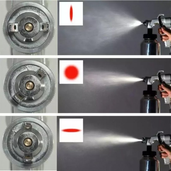 HVLP iekarta krasošanai ar izsmidzinašanas metodi, 700 W, 1 l tvertne DED7413