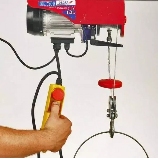 Elektriska vinča 100W, celtspeja 400 kg/6 m;200 kg/12 m