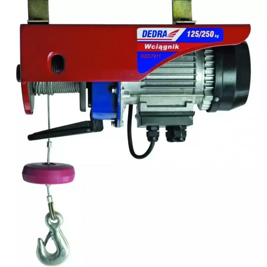 Elektriska vinča 100W, celtspeja 500 kg/6 m;250 kg/12 m