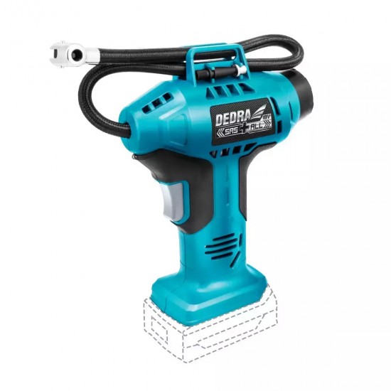 Pistoles sūknis, gaisa kompresors 11bar, 18V