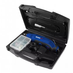 Mini slipmašina 170W - komplekts ar piederumiem 44gab., čemodans