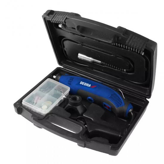 Mini slipmašina 170W - komplekts ar piederumiem 44gab., čemodans