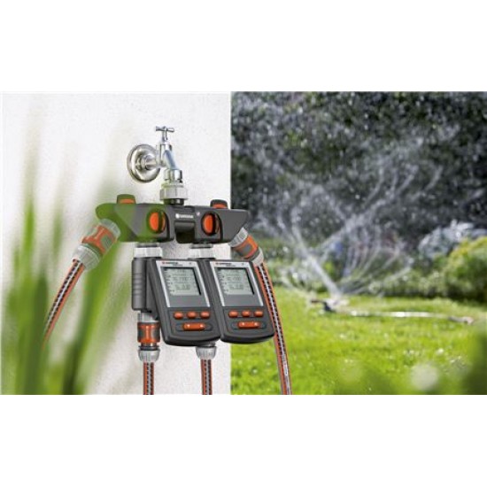 Četru kanālu ūdens sadalītājs