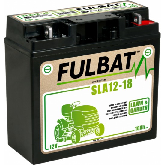 Akumulators zāliena traktoriem Fulbat SLA12-18, 12 V, 18 Ah