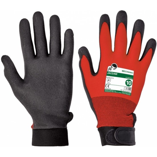 Cimdi JACDAW ar PVC pārklājumu 8