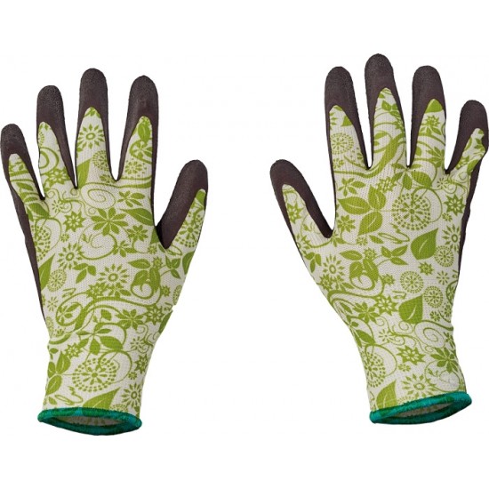 Cimdi Cerva PINTAIL zaļi ar lateksa pārklājumu 9