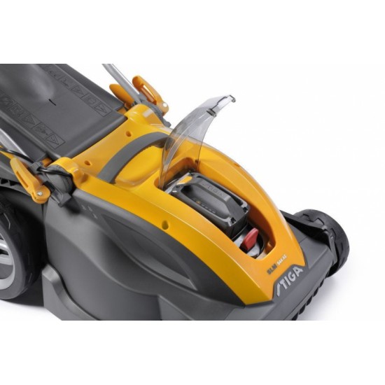 Zāles pļāvējs Stiga SLM 540 AE ar akumulatoru un lādētāju